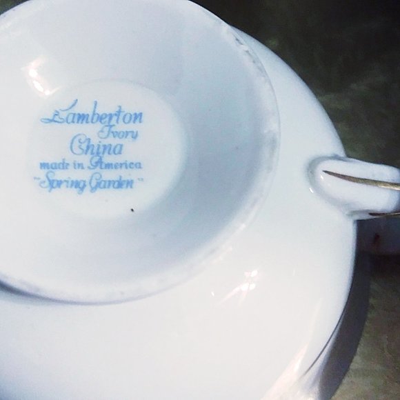 Lamberton Ivory China Footed Teacup, Tea Cups - Picture 4 of 15